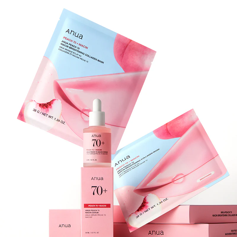 Peach 70+ Niacin Brightening Collagen Mask - Image 8