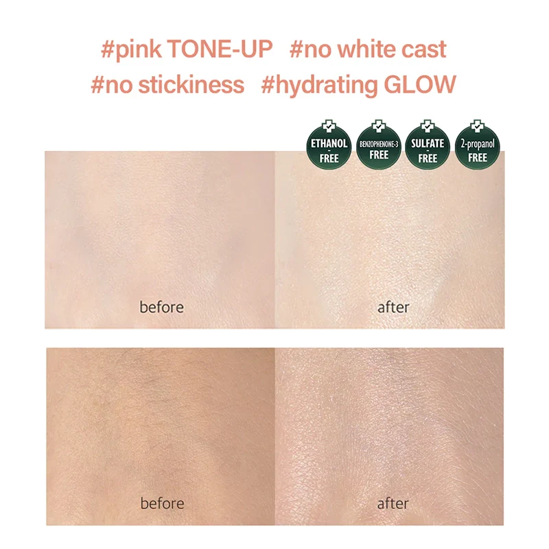 Waterfall Tone-Up Sun Cream (Pink) - Image 8