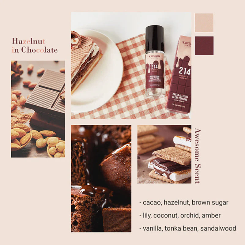Dress & Living Clear Perfume No.214 Hazelnut In Chocolate - Image 3